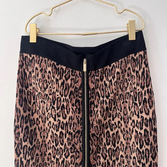 Cache leopard double zip skirt - Picture 6 of 6